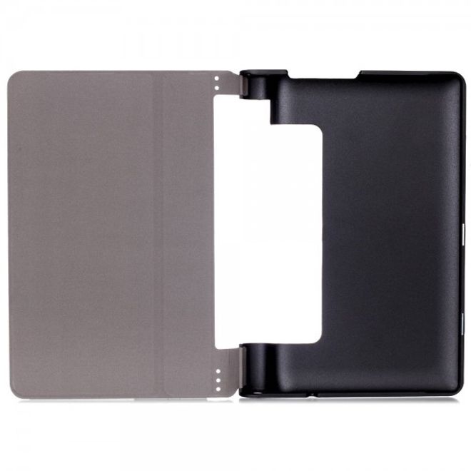 Lenovo Yoga Tab 3 8.0 Stylish Leather Case Tablet Cover with Stand Function - Black