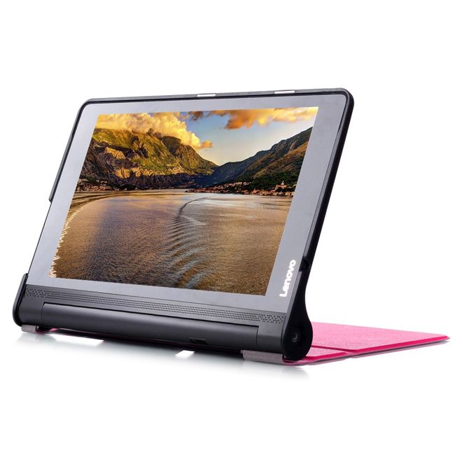 Lenovo Yoga Tab 3 Pro 10.1 Hülle - Case aus Leder - mit Standfunktion - rosa