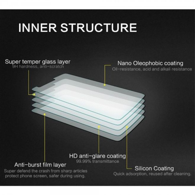 LG G3S Nillkin Amazing H Anti-Explosions Schutzfolie aus gehärtetem Glas