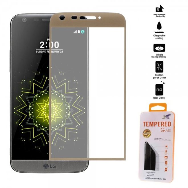 LG G5/G5 SE tempered glass screen protector - gold