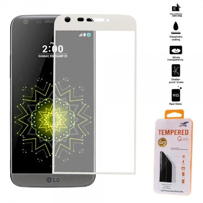 LG G5/G5 SE tempered glass screen protector - white