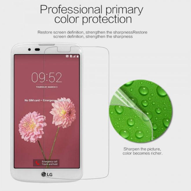 LG K10 Schutzfolie mit Anti-Fingerabdruck Beschichtung von Nillkin