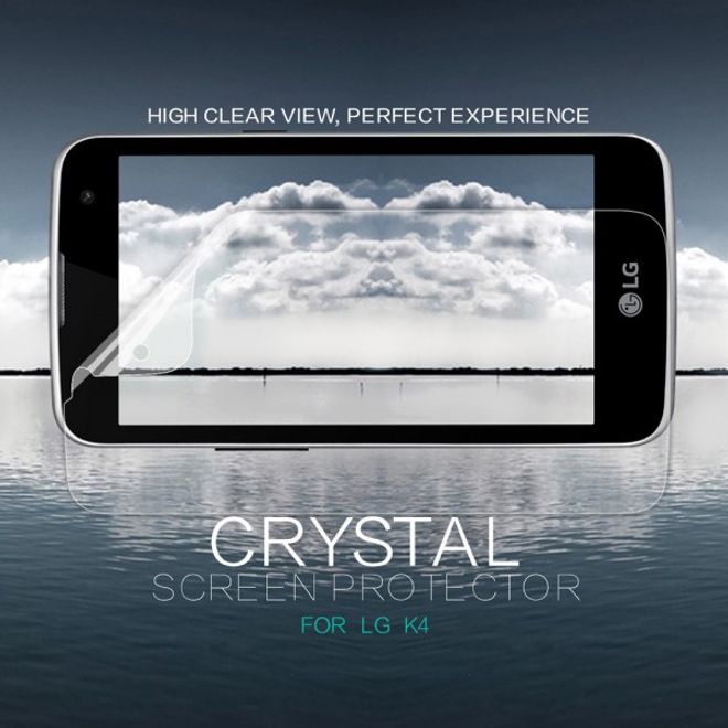 LG K4 Schutzfolie mit Anti-Fingerabdruck Beschichtung von Nillkin - ultraklar