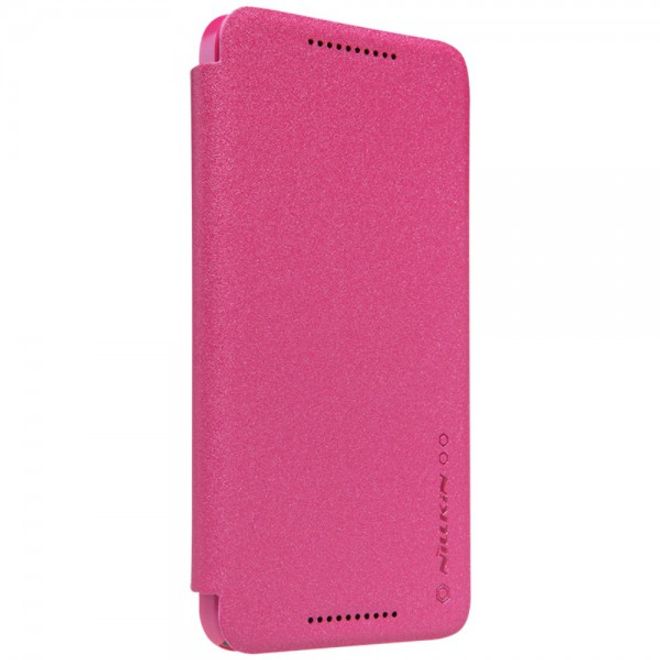 LG Nexus 5X Nillkin Sparkle Series Leder Flip Smart Case Hülle - rosa