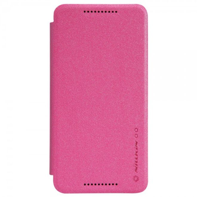 LG Nexus 5X Nillkin Sparkle Series Leder Flip Smart Case Hülle - rosa