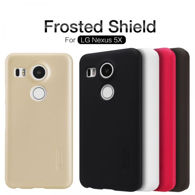 Nillkin - LG Nexus 5X Hülle - Plastik Case - Super Frosted Shield Series - gold