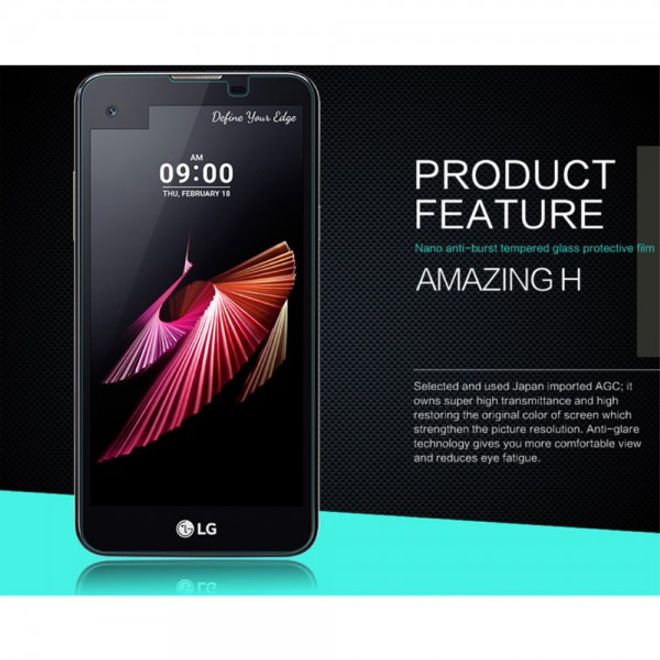 LG X Screen Nillkin Amazing H Schutzfolie aus gehärtetem Glas