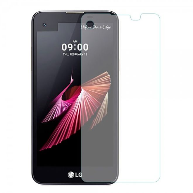 LG X Screen Schutzfolie mit Anti-Fingerabdruck Beschichtung aus gehärtetem Glas (0.25mm dick)
