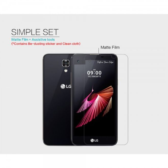 LG X Screen Schutzfolie mit kratzfester Beschichtung von Nillkin