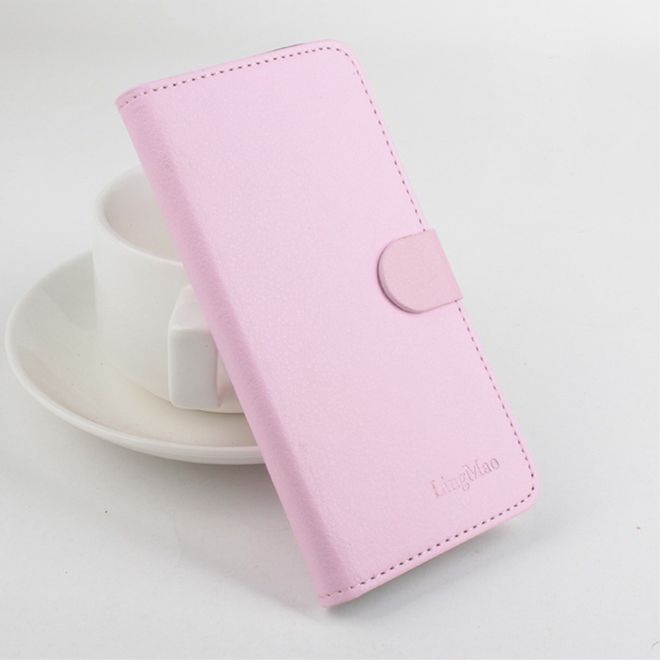 LingMao - Google Pixel XL Case - Hülle aus Leder - mit Litchitextur - pink