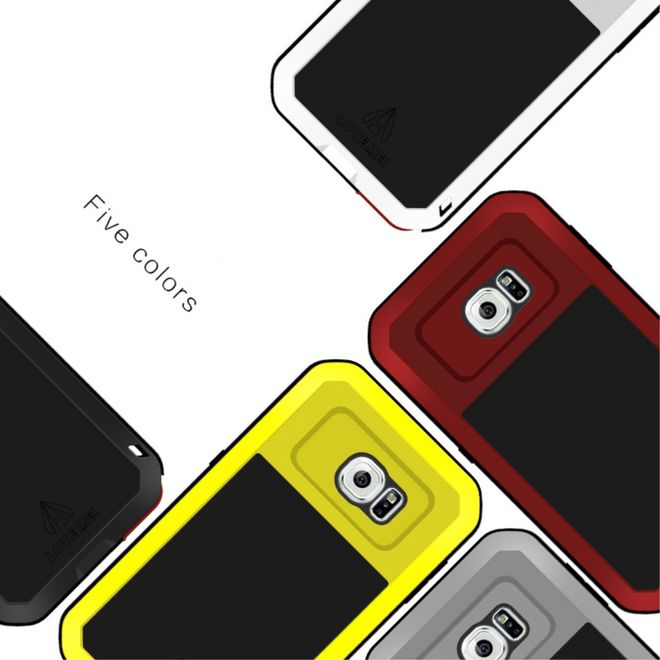 Love Mei - Samsung Galaxy S7 - Ultrarobuste Metall Hülle - Powerful Series - schwarz