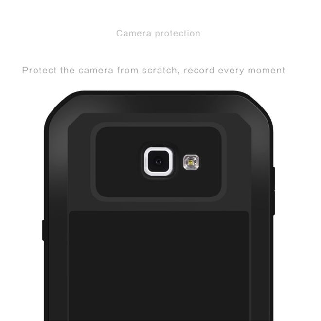 Love Mei - Samsung Galaxy S7 - Ultrarobuste Metall Hülle - Powerful Series - schwarz