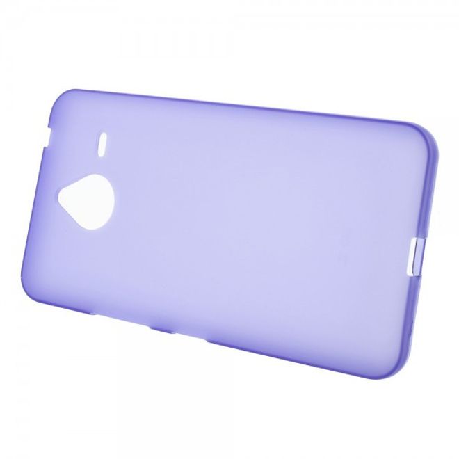 Microsoft Lumia 640 XL/640 XL Dual Handyhülle - TPU Soft Case - matt - purpur