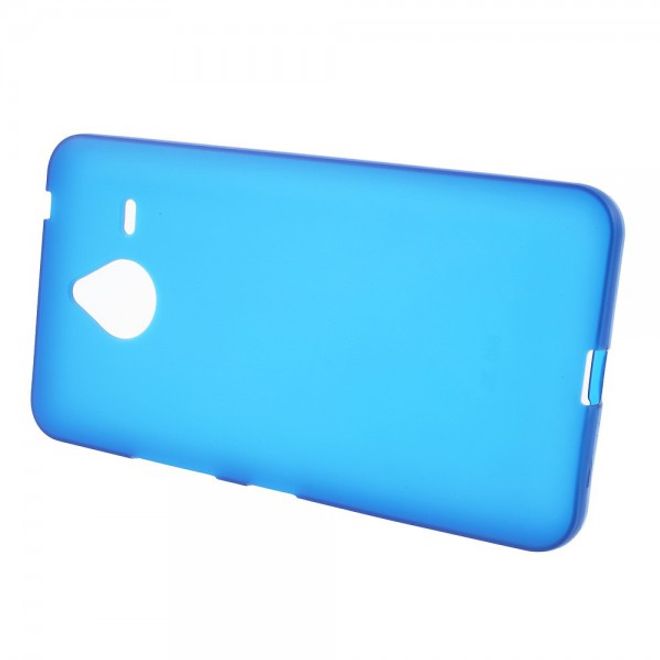 Microsoft Lumia 640 XL/640 XL Dual Handyhülle - TPU Soft Case - matt - blau