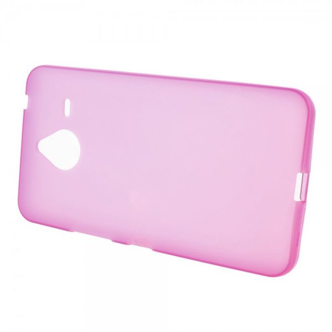 Microsoft Lumia 640 XL/640 XL Dual Handyhülle - TPU Soft Case - matt - rosa