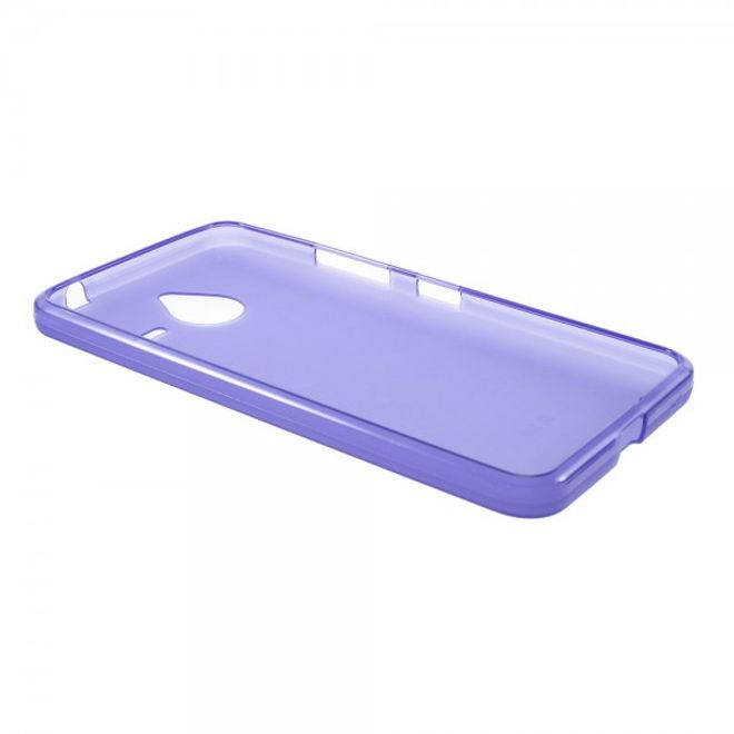 Microsoft Lumia 640 XL/640 XL Dual Handyhülle - TPU Soft Case - matt - purpur
