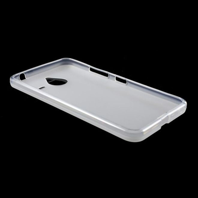 Microsoft Lumia 640 XL/640 XL Dual Handyhülle - TPU Soft Case - matt - weiss