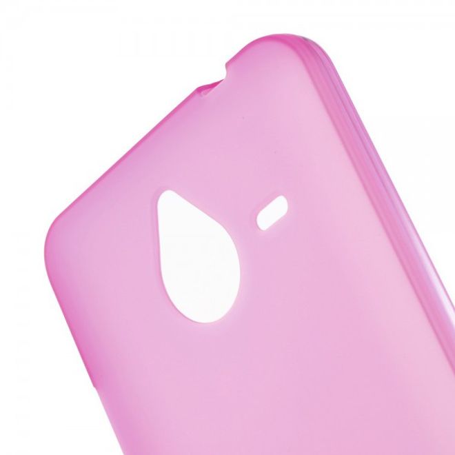 Microsoft Lumia 640 XL/640 XL Dual Handyhülle - TPU Soft Case - matt - rosa
