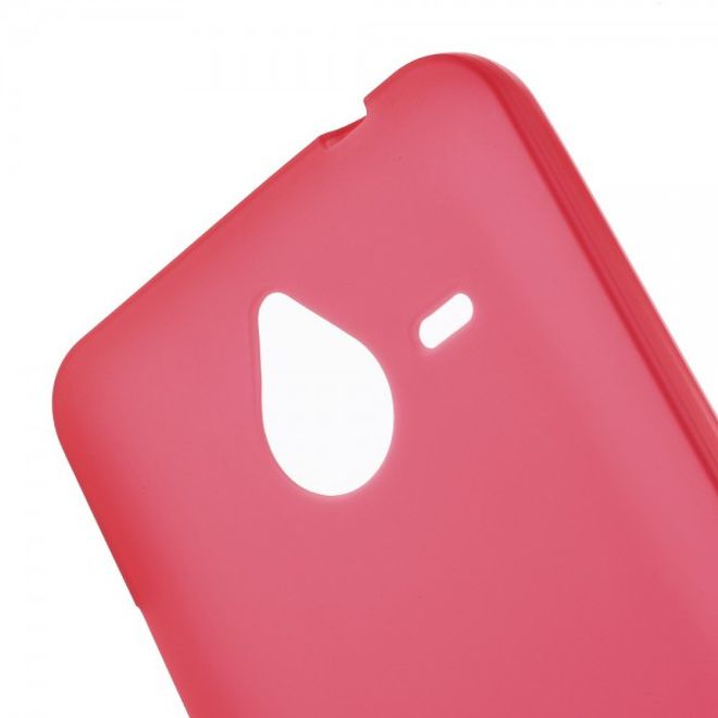 Microsoft Lumia 640 XL/640 XL Dual Handyhülle - TPU Soft Case - matt - rot