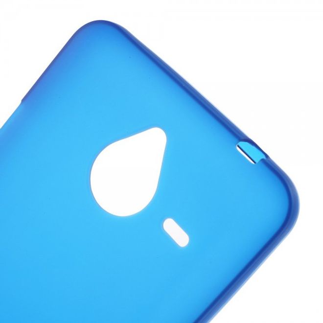 Microsoft Lumia 640 XL/640 XL Dual Handyhülle - TPU Soft Case - matt - blau