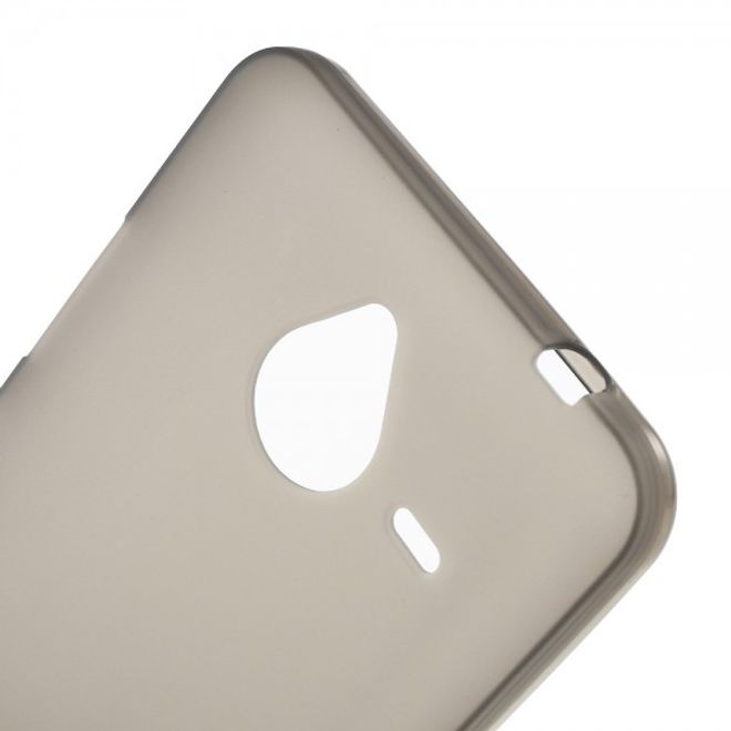 Microsoft Lumia 640 XL/640 XL Dual Handyhülle - TPU Soft Case - matt - grau
