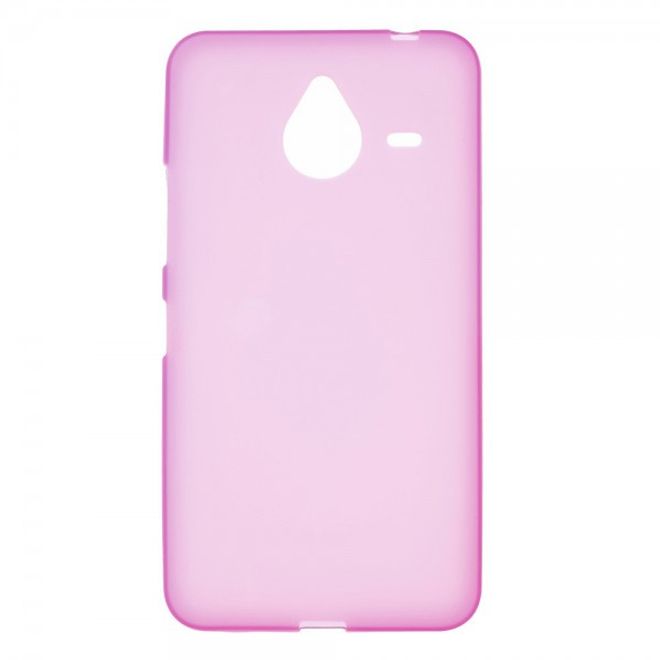 Microsoft Lumia 640 XL/640 XL Dual Handyhülle - TPU Soft Case - matt - rosa