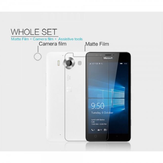 Microsoft Lumia 950 Schutzfolie mit Blendschutz von Nillkin - matt
