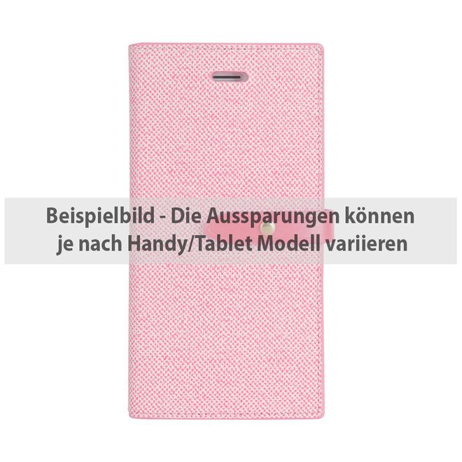 Goospery - iPhone 6 Plus/6S Plus Handy Case - Hülle aus Kunstleder - Milano Diary Series - pink