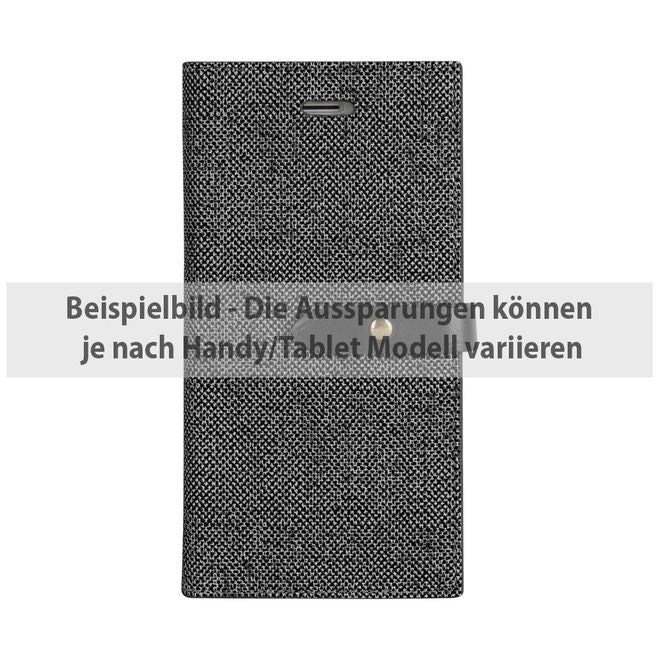 Goospery - Samsung Galaxy J3 (2016) Handy Case - Hülle aus Kunstleder - Milano Diary Series - schwarz
