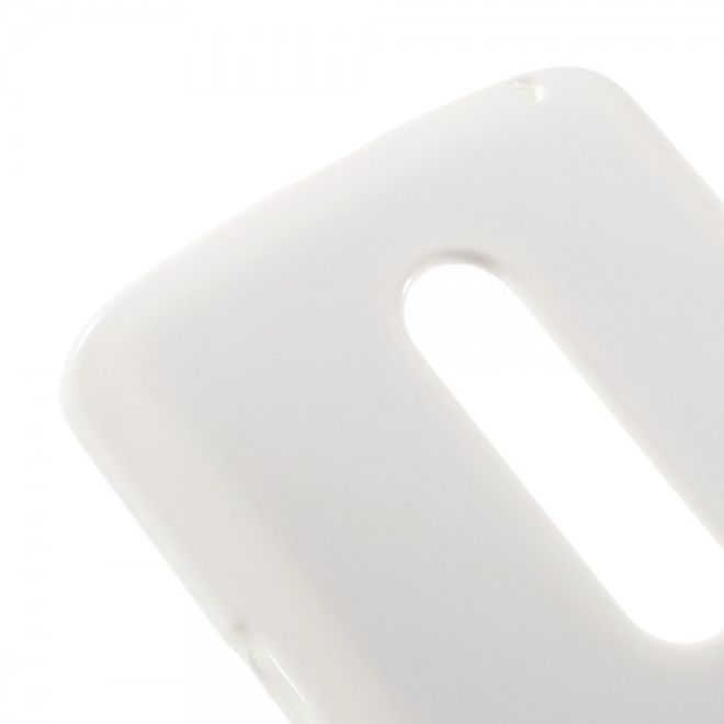 Goospery - Motorola Moto X Play Handy Hülle - TPU Soft Case - Pearl Jelly Series - weiss