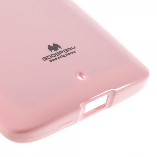 Goospery - Motorola Moto X Play Handy Hülle - TPU Soft Case - Pearl Jelly Series - rosa