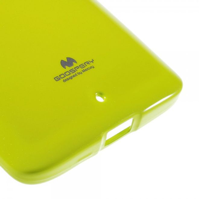 Goospery - Motorola Moto X Play Handy Hülle - TPU Soft Case - Pearl Jelly Series - lime