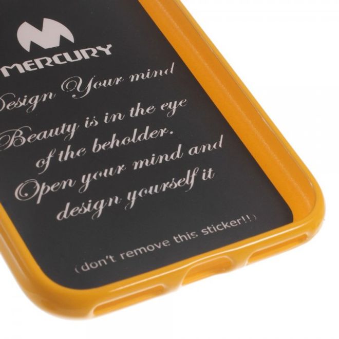 Newsets Mercury - Case für iPhone SE (2022) / SE (2020) / 8 / 7 - TPU Hülle - Flash Powder - gelb