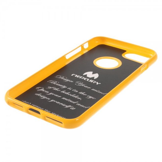 Newsets Mercury - Case für iPhone SE (2022) / SE (2020) / 8 / 7 - TPU Hülle - Flash Powder - gelb