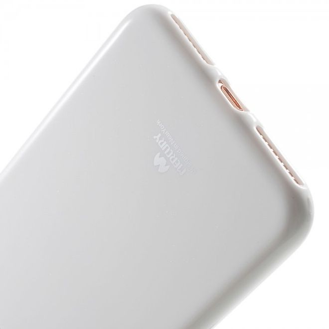 Newsets Mercury - Case für iPhone 8 Plus / 7 Plus - Hülle aus TPU Plastik - leicht glänzend - weiss