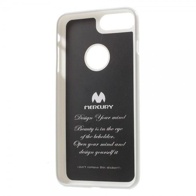 Newsets Mercury - Case für iPhone 8 Plus / 7 Plus - Hülle aus TPU Plastik - leicht glänzend - weiss