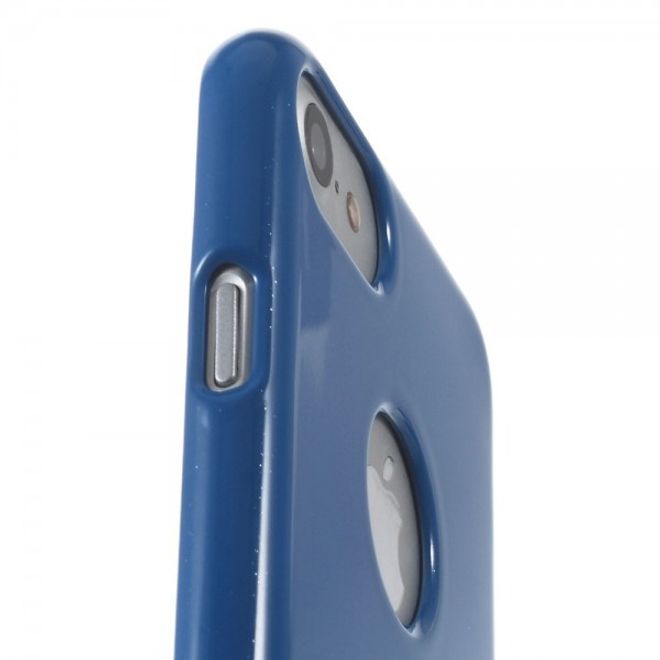 Newsets Mercury - iPhone SE (2022) / SE (2020) / 8 / 7 Case - TPU Hülle - Flash Powder - dunkelblau