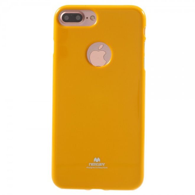 Newsets Mercury - iPhone 8 Plus / 7 Plus Case - Hülle aus TPU Plastik - leicht glänzend - gelb