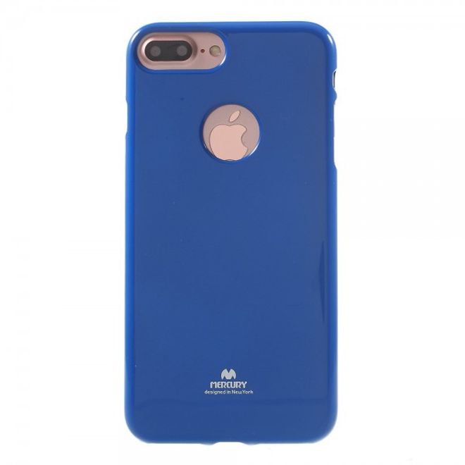 Newsets Mercury - iPhone 8 Plus / 7 Plus Case - Hülle aus TPU Plastik - leicht glänzend - dunkelblau