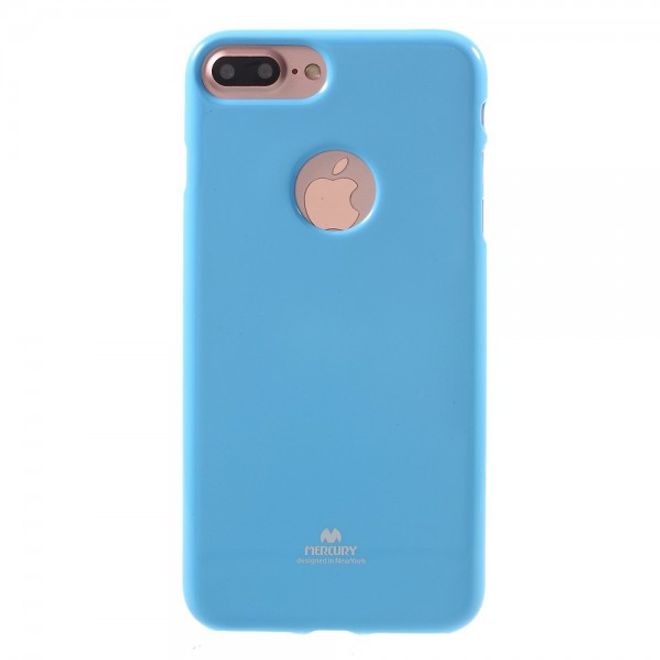 Newsets Mercury - iPhone 8 Plus / 7 Plus Case - Hülle aus TPU Plastik - leicht glänzend - hellblau