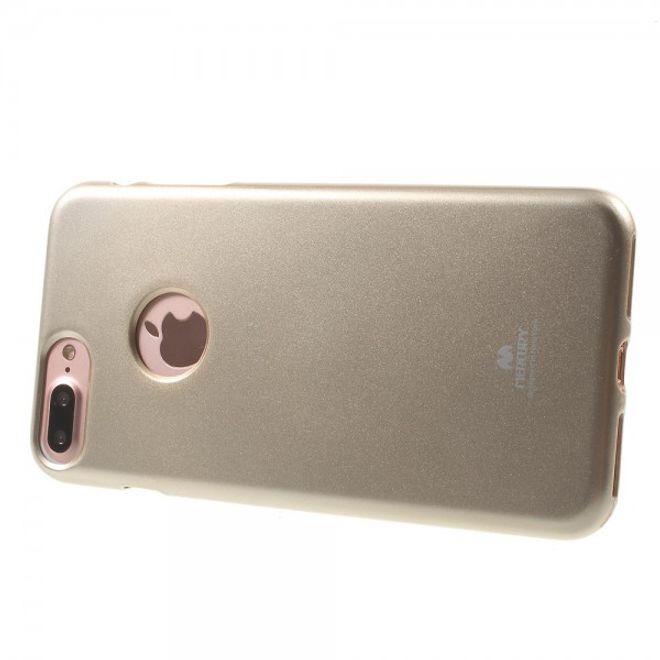 Newsets Mercury - iPhone 8 Plus / 7 Plus Case - Hülle aus TPU Plastik - leicht glänzend - gold