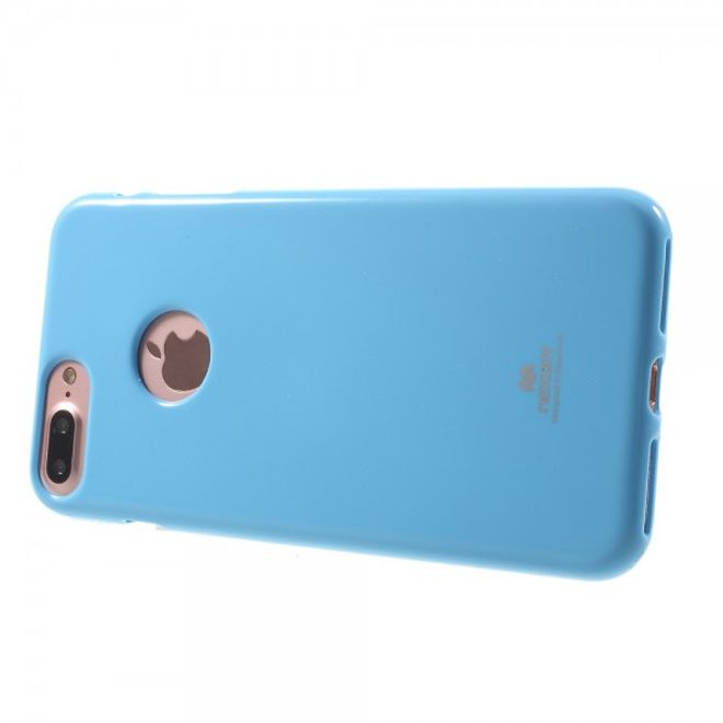 Newsets Mercury - iPhone 8 Plus / 7 Plus Case - Hülle aus TPU Plastik - leicht glänzend - hellblau
