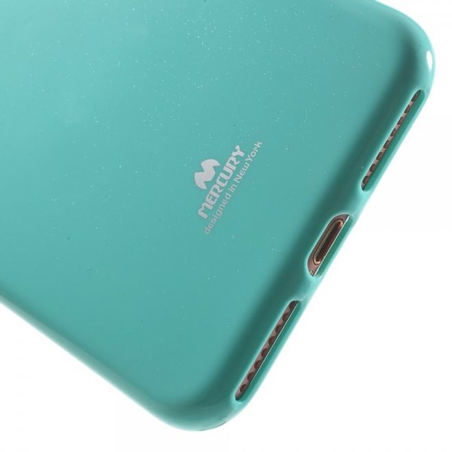 Newsets Mercury - iPhone 8 Plus / 7 Plus Case - Hülle aus TPU Plastik - leicht glänzend - cyan