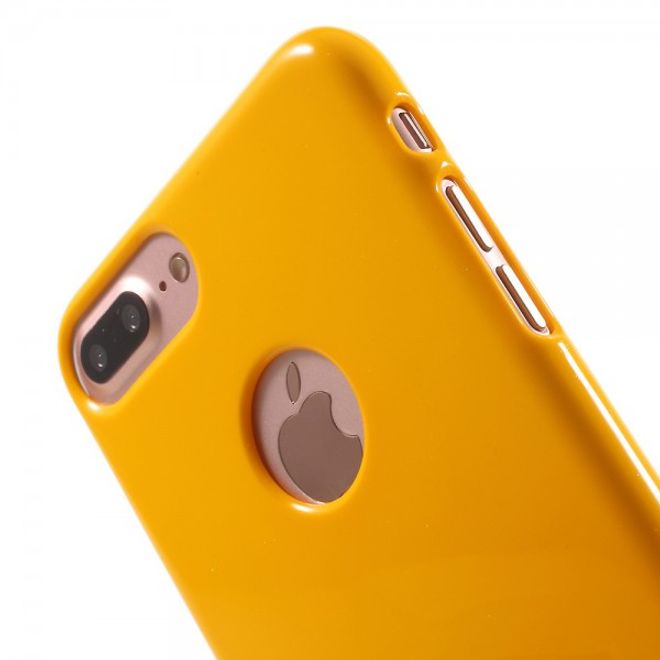 Newsets Mercury - iPhone 8 Plus / 7 Plus Case - Hülle aus TPU Plastik - leicht glänzend - gelb