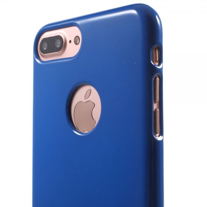 Newsets Mercury - iPhone 8 Plus / 7 Plus Case - Hülle aus TPU Plastik - leicht glänzend - dunkelblau