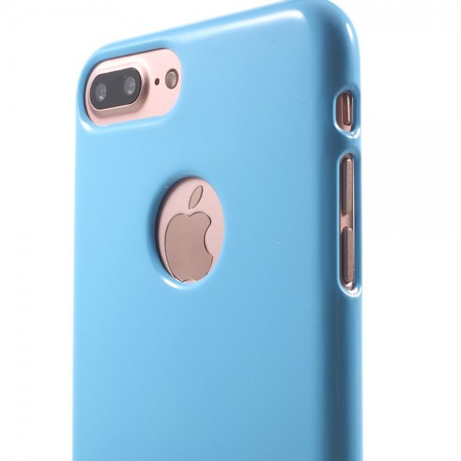 Newsets Mercury - iPhone 8 Plus / 7 Plus Case - Hülle aus TPU Plastik - leicht glänzend - hellblau