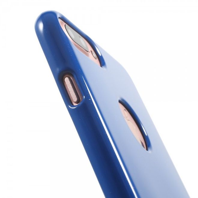 Newsets Mercury - iPhone 8 Plus / 7 Plus Case - Hülle aus TPU Plastik - leicht glänzend - dunkelblau