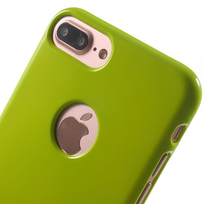 Newsets Mercury - iPhone 8 Plus / 7 Plus Case - Hülle aus TPU Plastik - leicht glänzend - grün
