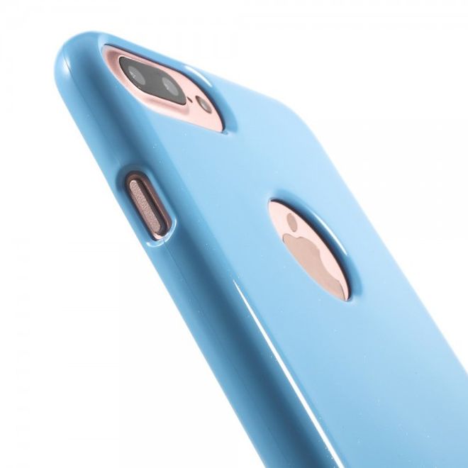 Newsets Mercury - iPhone 8 Plus / 7 Plus Case - Hülle aus TPU Plastik - leicht glänzend - hellblau