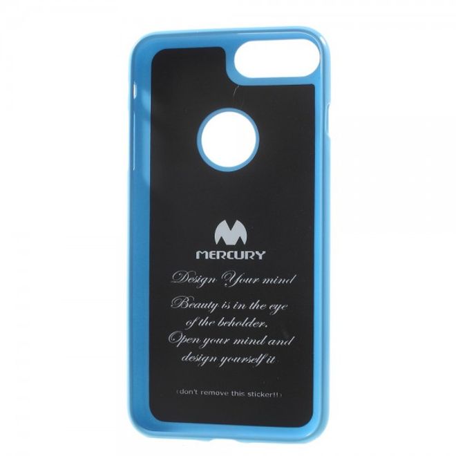 Newsets Mercury - iPhone 8 Plus / 7 Plus Case - Hülle aus TPU Plastik - leicht glänzend - hellblau
